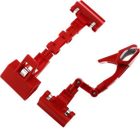 E-outstanding Painting Clip 2PCS Double Head Rotatable Picture Copy Holders for Artist Easels Sketch Drawing Boards Bendable Sketchpad Clamps, Red...