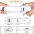 4 Pack U-Shaped Sliding Cabinet Locks Multifunctional Child Safety Lock Adjustable Baby Proof Clips for Home Cabinets Refrigerator Doors Cabinet K...
