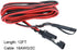 AEISVIK Battery Charging Cables SAE TO SAE 12V-24V Quick Disconnect Extension Cable 2 Pin With Dust Cap DC Connection Cord Plug 12 Feet 16AWG Gaug...