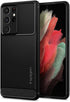 Spigen Rugged Armor Designed for Galaxy S21 Ultra Case (2021) - Matte Black...