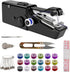 mini sewing machine?Beginners Handheld Sewing Machine, manual portable Quick Sewing Portable Sewing Machine, Electric Handy Sewing Machine, perfec...