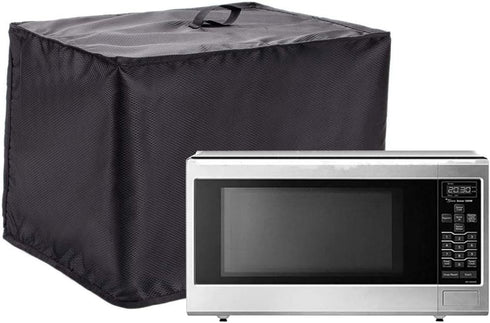 QEES Microwave Cover, Heavy Duty Waterproof Toaster Oven Cover, 18.5"x13.7"x13.7" Kitchen Appliance Cover Compatible with Cusinart Oven, Ice Cream...
