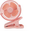 Mini Clip on Fan Battery Operated, 2500mAh 4 Inches Portable Personal Fan for Outdoors, Baby Stroller,Car Seat,Gym - Pink...