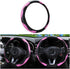15 Inch Car Steering Wheel Cover, Carbon Fiber Microfiber Leather Elastic Stretch, Anti-Slip Breathable Steering Wheel Protector for Women Men, Ca...