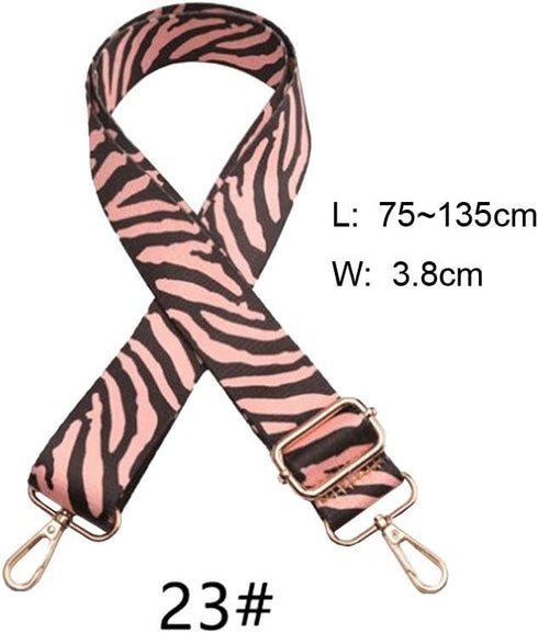 Purse Strap Replacement Guitar Style Multicolor Canvas Crossbody Strap for Handbags (23#)...