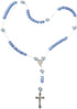 Linpeng Sky Blue Glass Crystal Pearl Beads Rosary Jewerly Kit, Rosary Making Supplies, Gift for Beader, 1 Pack...