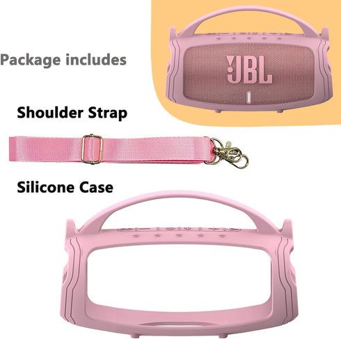Silicone Cover Case for JBL Charge 5 Portable Bluetooth Speaker, Protective Skin Case for JBL Charge 5 Portable Bluetooth Speaker Accessories(Only...