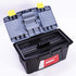 Utoolmart 10-inch Tool Box, Plastic Tool Box with Removable Tool Tray,Organizer and Storage for Tools,Parts,Toys, Art 9.8 x 4.7 x 3.9 inches Black...