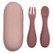TUM TUM Baby Cutlery with Case, Baby Spoon & Fork Set, Baby Cutlery for Babies, First self Feeding Cutlery, Silicone Baby Spoon & Fork, 6 Months P...