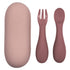 TUM TUM Baby Cutlery with Case, Baby Spoon & Fork Set, Baby Cutlery for Babies, First self Feeding Cutlery, Silicone Baby Spoon & Fork, 6 Months P...