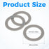 3Pcs Blender Gasket Rubber Seal O-Ring CUCB-456-3, Replacement for Cuisinart Blenders BFP703 BFP-703 BFP703B BFP-703CH SPB-7 SPB7 SPB-7BK CB8 CB9 ...