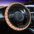 Delerain Peaches Steering Wheel Covers, Anti Slip Elasticity Car Accessories Steering Wheel Protector Universal 15 Inch for Women Man...