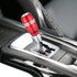 Arenbel 4" Automatic Push Button Gear Shift Knob Polished Aluminum Car Lever Stick Shifter Handle Fit Most Auto Transmission Vehicles, Red...