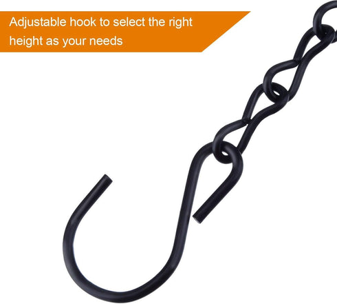 Onwon 2 Pack 35 Inch Hanging Chain for Bird Feeders, Planters, Suet Baskets, Fixtures, Lanterns, Ornaments and More...