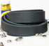 TOFL Genuine Top-Grain Leather Strap | 72 Inches Long | 7/8 Inch Wide | 1/8 Inch Thick (7-8 oz) | 1 Leather Strip Black...
