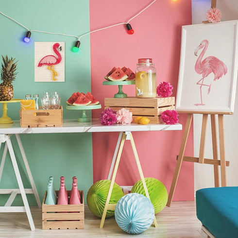 WEBEEDY DIY String Art Kit Craft for Beginners Flamingo String Art Nail String Art Kit DIY Craft Kit Art Supplies DIY Craft Projects Winding Drawi...