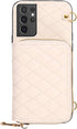 Furiet Detachable Crossbody Strap Wallet Case for Samsung Galaxy S21 Ultra 5G Zipper Purse, Multi Card Slots, PU Leather Stand Shockproof Cell Pho...