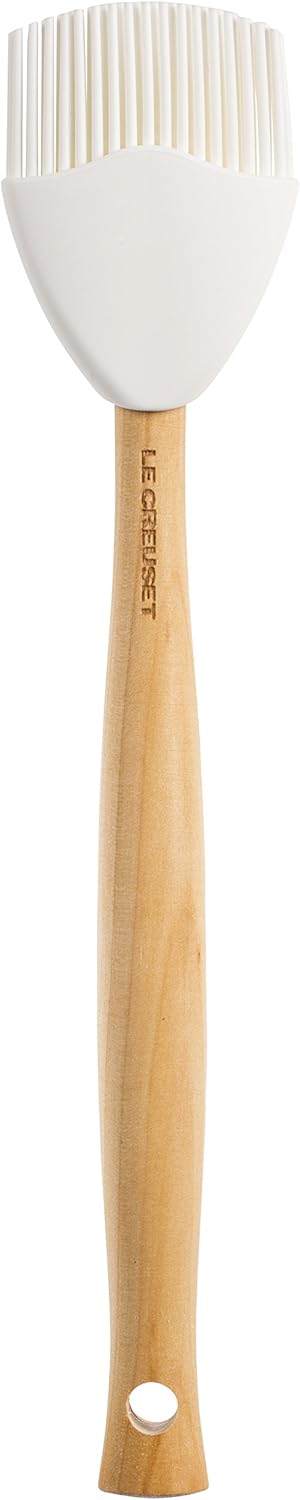 Le Creuset Silicone Craft Series Basting Brush, 10 1/2" x 2 1/8", White...