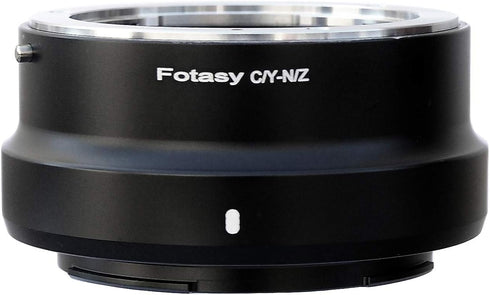 Fotasy Contax CY Lens to Nikkor Z Mount Adapter, Contax Yashica C/Y NKZ Mount Adapter, CY to Z, Compatible with Nikon Z Mount Mirrorless Camera Z ...