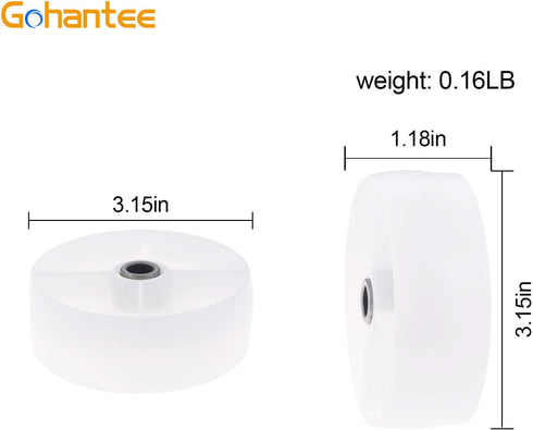 Gohantee WP6-3037050 Dryer Idler Pulley Wheel Replaces WP6-3037050 6-3037050 Compatible for Whirlpool, Maytag