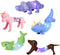 Boxgear 5-Pack LED Pop Tubes Mixed Animal Fidget Toys – Sensory Tubes for Toddlers – Cute Animal Sensory Fidget Toys for Girls and Boys – Stress-R...