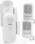 Fosmon Wireless Door Alarms for Home Security with Remote, 130dB Door and Window Alarms Sensors, (Battery-Powered), Kids Safety, Dementia Patients...