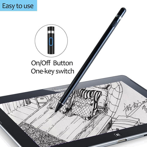 Stylus Pen for Touchscreen, DOGAIN iPad Pencil 1.5mm Fine Point Rechargeable, Tablet Pen for Drawing/Writing/Playing, Stylus Pen for iPad/iPad Air...