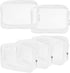5 Packs Clear Cosmetics Bag TSA Approved, PVC Zippered Toiletry Carry Pouch Portable Makeup Bag for Vacation Travel, Bathroom and Organizing Water...
