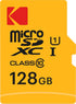 KODAK 128GB Class 10 UHS-I U1 MicroSDXC Card with Adapter 10x write speed...