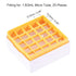 uxcell Centrifuge Tube Freezer Storage Box 25 Places Waterproof Polypropylene Cryogenic Holder Rack for 1.8/2ml Microcentrifuge Tubes Vials Sample...