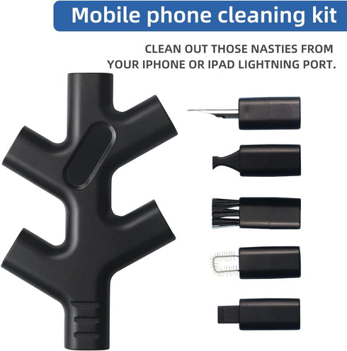 iPhone Cleaning Kit,iPhone Charging Port Cleaning Tool,Restore Tool for iPad Pro Watch Cell Phone Charging Port......