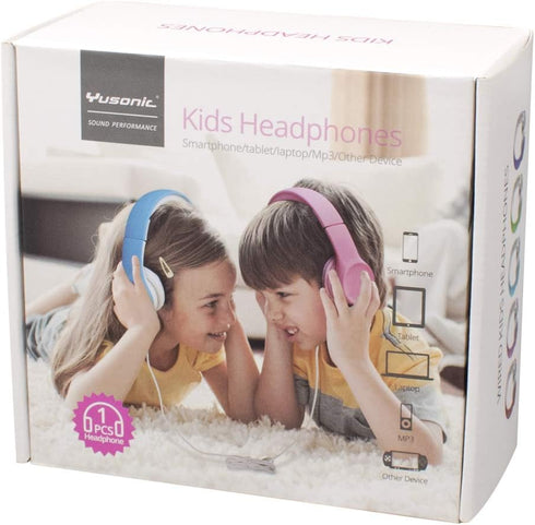 Toddler Headphones wireless, Bluetooth kid Headphones for Boys girls with 15 Hours Play time & Sharing Port, built in Mic for laptop phones comput...