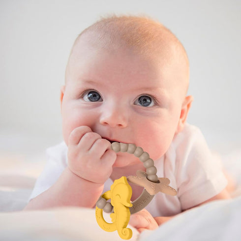 Silicone Teethers for Babies 0-6 6-12 Months Baby Teething Toys Teething Ring for Infant Boys Girls...
