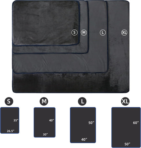 DaysU Waterproof Dog Blanket for Small Dogs - Soft Sherpa Fleece Reversible Pet Blanket, Cat Blanket Washable for Couch Protection, Warm Plush Pup...