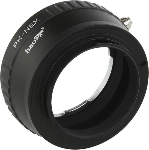 Haoge Lens Mount Adapter for Pentax K PK Mount Lens to Sony E Mount NEX Camera a3000 a3500 a5000 a5100 a6000 a6400 a6500 A7 A7R A7S A7II A7RII A7S...