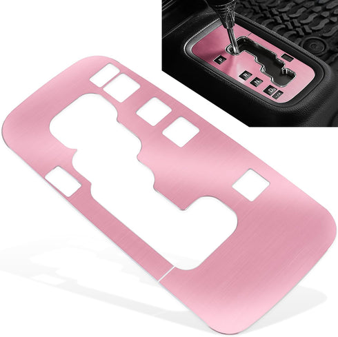 Trim Gear Frame Cover Gear Shift Box Cover For Jeep Wrangler 2012-2018 JK JKU Sport Sahara Freedom Rubicon Unlimited Gear Shift Panel Cover Trim I...