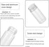 30Pcs 10ml Glass Vials with Aluminium Cap, Small Clear Glass Bottles, Sample Bottle with Screw Caps...