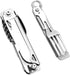 Camping Utensils - 4 In 1 Stainless Steel, Safety Locking Camping Accessories with Durable Sheath - Compact Multi Tool For Camping With Knive, Spo...