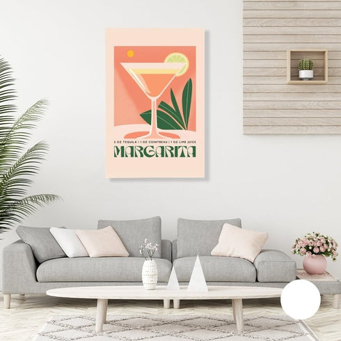 Margarita Boho cocktail poster MIX & MATCH Bar Cart Decor With cocktail recipes bar pictures wall Art decor Canvas Print Kitchen Club Apartment Ho...