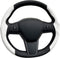 for Tesla Steering Wheel Cover Fluffy Wheel Cover for Model 3/Y Suede Steering Wheel Wrap Protector Comfortable Grip for Tesla White Accessories f...