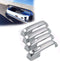 3-Layers Shiny Chrome Plated 4-Door Handle Overlay Covers with Smart Key Designed for F-150 F-250 F-350...