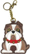 Chala Pal Bag Charm/Key-Fob/Coin Purse- Men's Best Friend Collection (BullDog)...