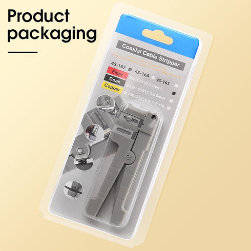 (2pcs) 45-162 fiber optic coaxial bundle tube stripper pliers 0-3.2mm Coax Cable Stripper Fiber Optical Buffer Tube Jack Stripping loose tube stri...