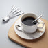IQCWOOD Coffee Spoons, Mini Espresso Spoons, 6 Pieces Stainless Steel Spoons Silverware Set, Dinner Spoons for Home, Kitchen or Restaurant, Dishwa...