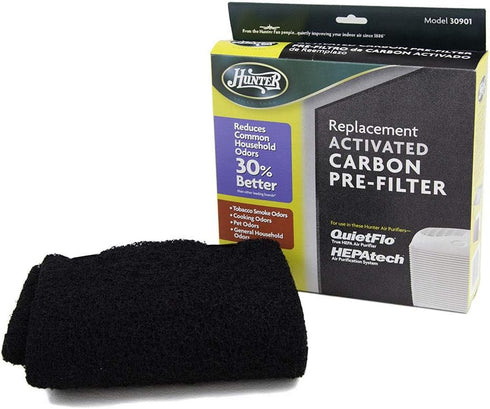 Hunter 30901 Activated Carbon Universal Cut-to-Fit Replacement Air Purifier Pre-Filter for Most Hunter PermaLife, HEPAtech, and QuietFlo Air Purif...