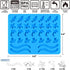 Gummy Molds Hard Candy Molds - Candy Molds Silicone Including Worms, Starfishs, Dolphins, Octopus, Sharks Sea Mold, Pinch Test Approved Pack of 3 ...
