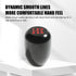 1 PC Car Shift Knob, Alloy Rounded Easy-Grip Shifter with 3 Adapters, with 5 Speed Shift Digital Identification Shift Knob Replacement, Universal ...