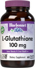 Bluebonnet L-Glutathione 100 mg Vitamin Capsules, 60 Count, White...