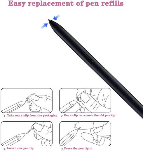 Galaxy Tablet S9 FE S Pen for Samsung Galaxy Tab S9 FE S9 FE Plus Stylus Pen Replacement + 5 Tips for Samsung Galaxy Tab S9 FE S9 S9 Plus S9 Ultra...