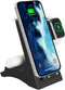 Wireless Charger, 3 in 1 Wireless Fast Charging Stand Dock for Apple Watch 6/5/4/3/2, Airpods 2/Pro, iPhone 13/13 Pro/13 Pro Max /12/11/Pro/Pro Ma...